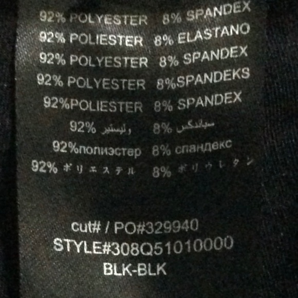 bebe *BLACK* Croc-Embossed Pull-On Leggings with Zip-Ankles - Picture 4 of 5